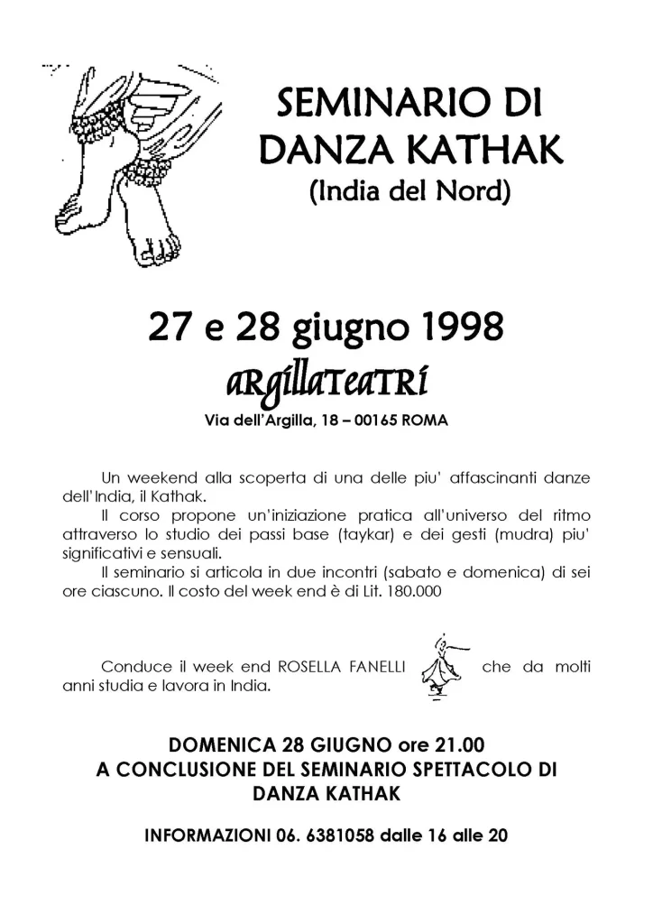 immagine per Seminario di danza Kathak