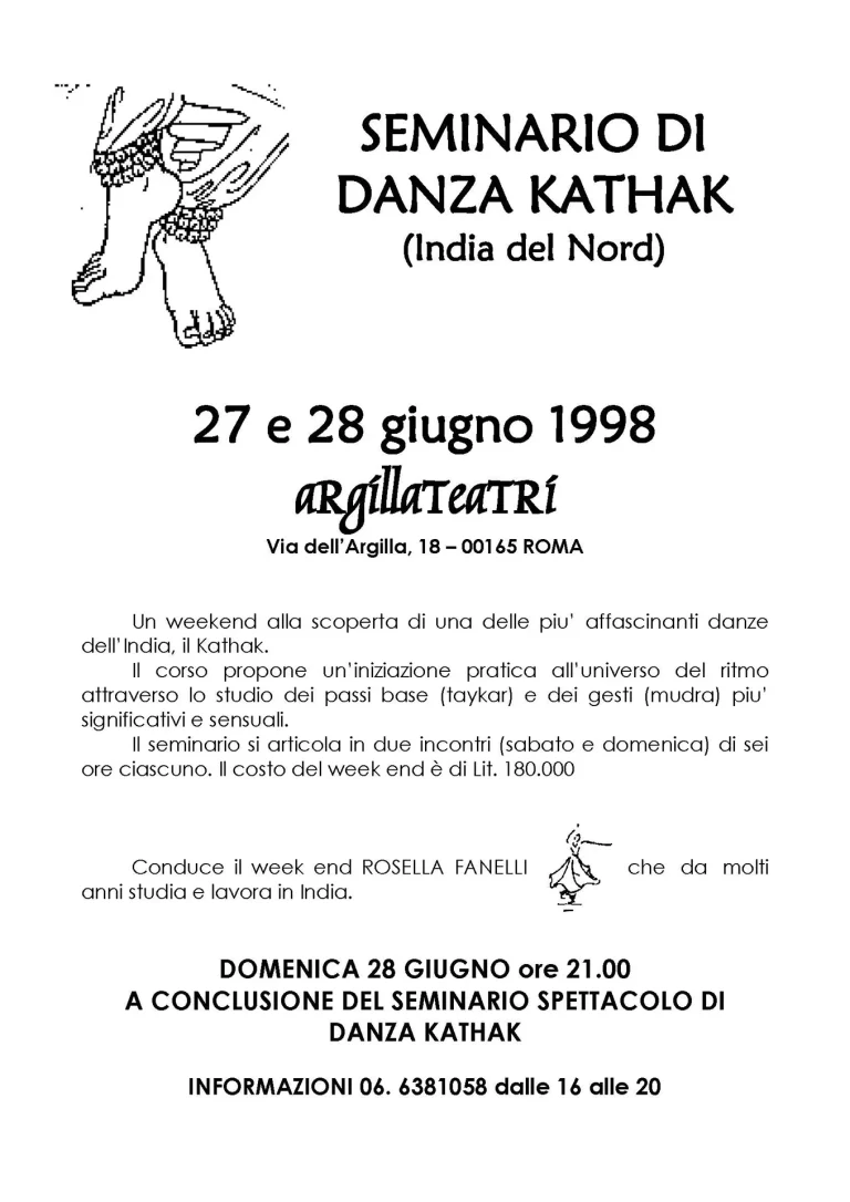 immagine per Seminario di danza Kathak