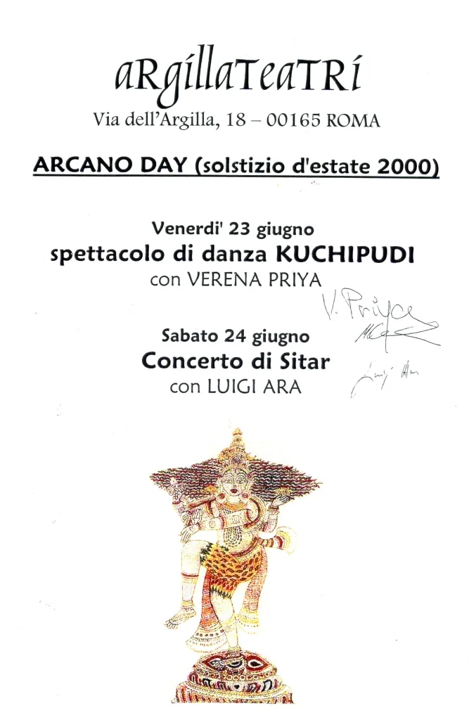 immagine per Spettacolo di danza Kuchipudi e concerto di Sitar