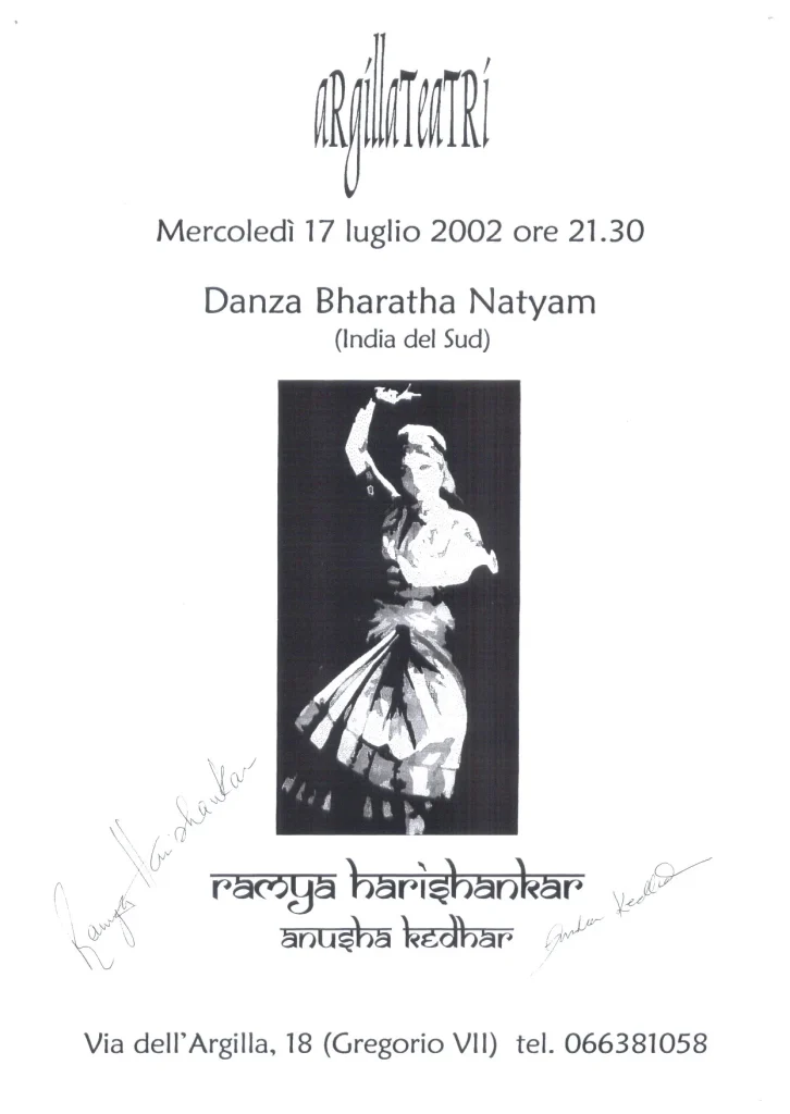 immagine per Ramya Harishankar. Danza Baratha Natyam