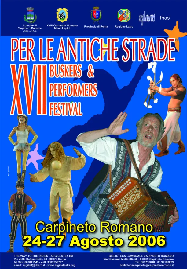 immagine per Per le Antiche Strade XIII° Busker&Performer Festival 2006
