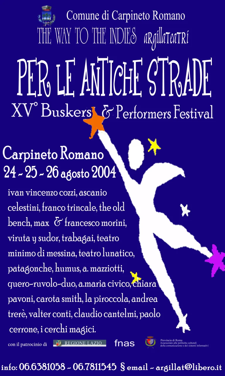immagine per Per le Antiche Strade XV Busker&Performer Festival 2004