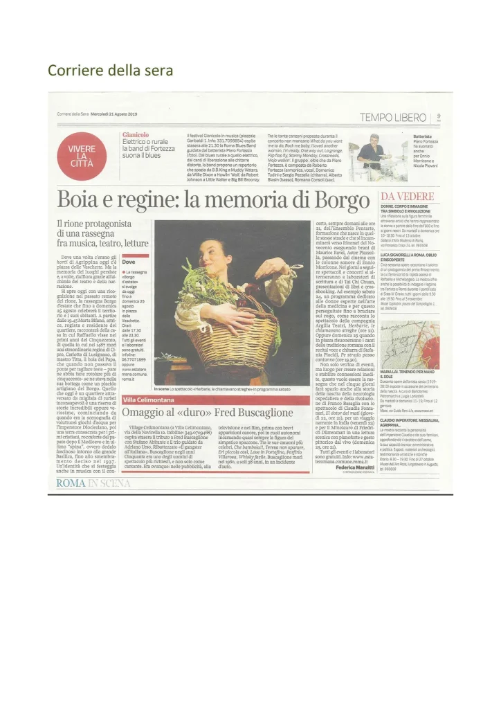 immagine per Borgo d'Estate. Hanno detto e scritto di noi...