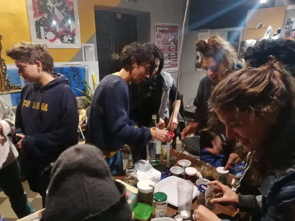 immagine per Menta, rosa e genziana. Il laboratorio di trasformazione erboristica